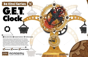 Leonardo Da Vinci’s G.E.T. Clock Snap Kit - 18185-model-kits-Hobbycorner