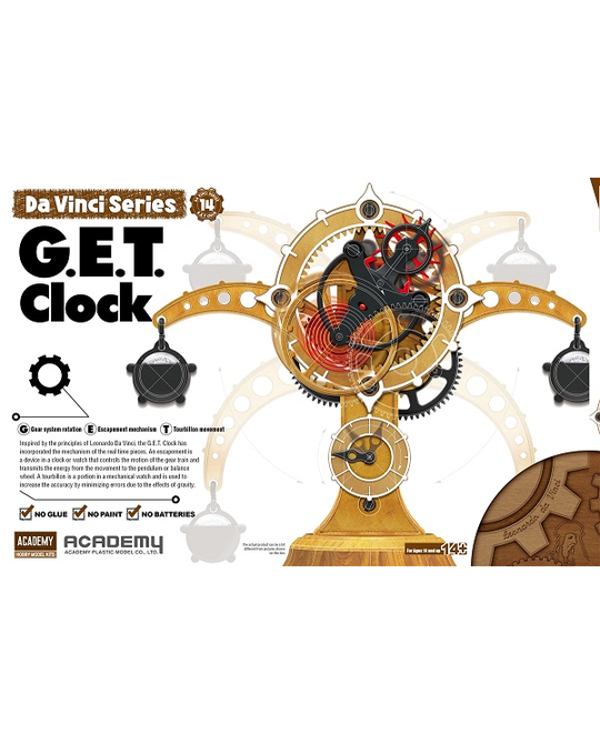 Leonardo Da Vinci’s G.E.T. Clock Snap Kit - 18185