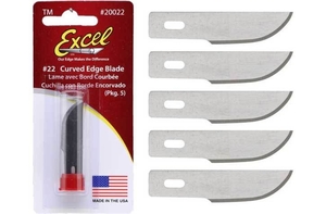 No.22 Curved Knife blade (5) - 40022-tools-Hobbycorner