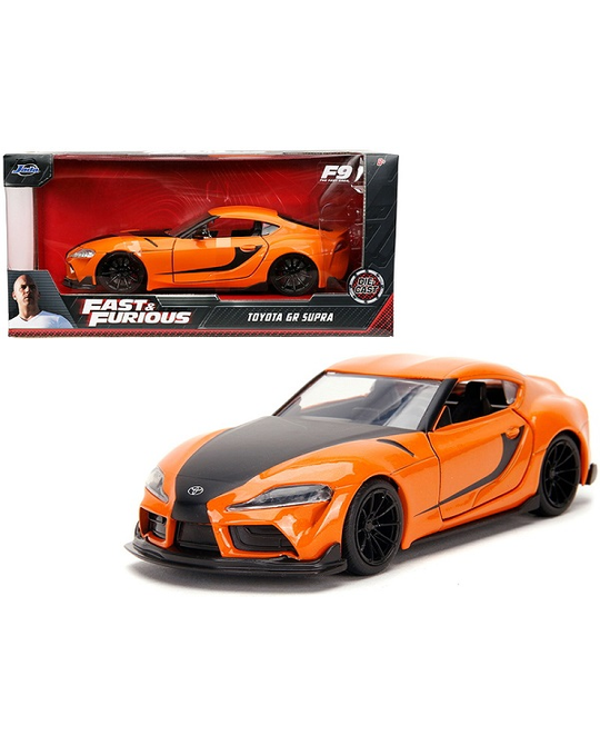 1/32 Toyota GR Supra Orange with Black Stripes - Fast & Furious 9 - 32016