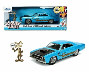 1/24 Looney Tunes 1970 Plymouth Road Runner with Wile E Coyote - 32038-dicast-models-Hobbycorner