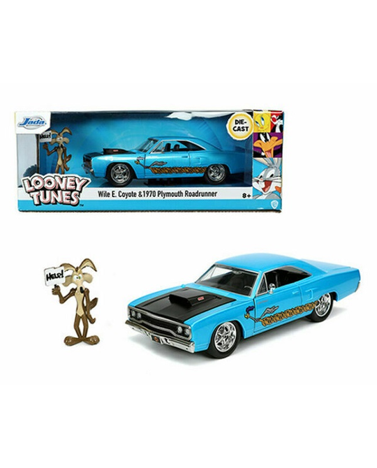 1/24 Looney Tunes 1970 Plymouth Road Runner with Wile E Coyote - 32038