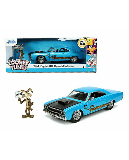 1/24 Looney Tunes 1970 Plymouth Road Runner with Wile E Coyote - 32038