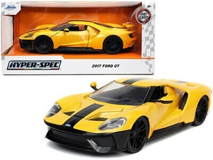 1/24 2017 Ford GT - Yellow - 32257-dicast-models-Hobbycorner