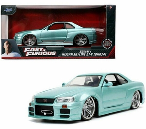 1/24 Brian's Nissan Skyline GTR R34 - FF9 - 32608-dicast-models-Hobbycorner