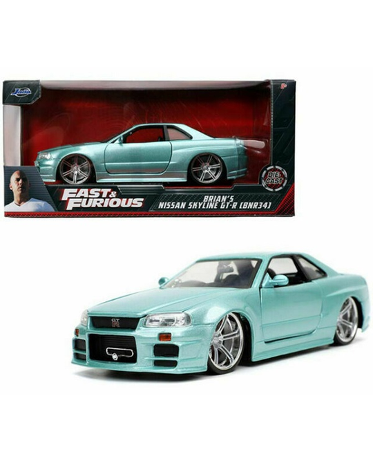 1/24 Brian's Nissan Skyline GTR R34 - FF9 - 32608