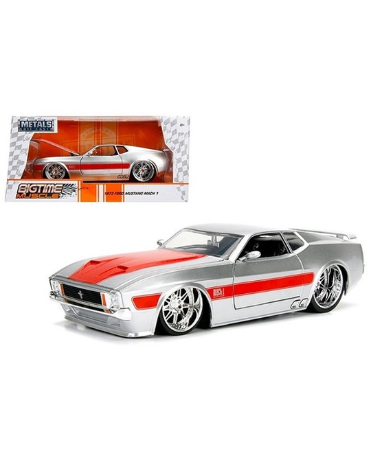 1/24 1973 Ford Mustang Mach 1 Silver - 99971