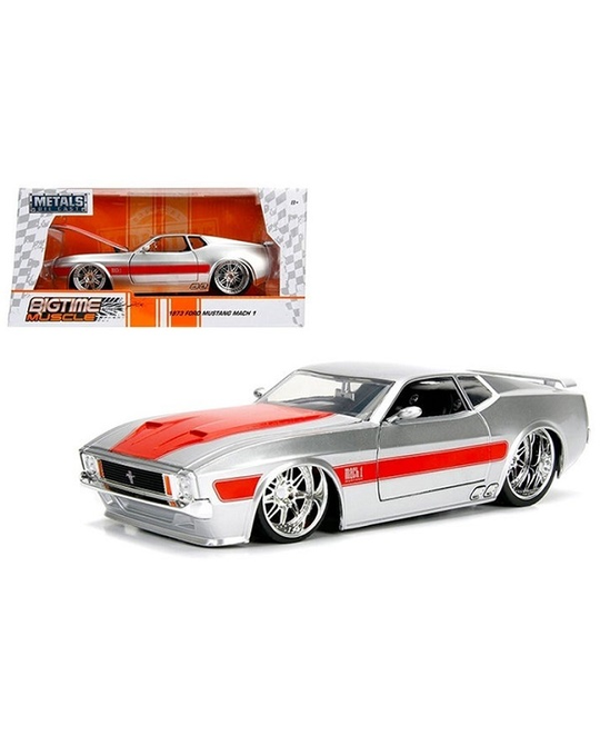 1/24 1973 Ford Mustang Mach 1 Silver - 99971