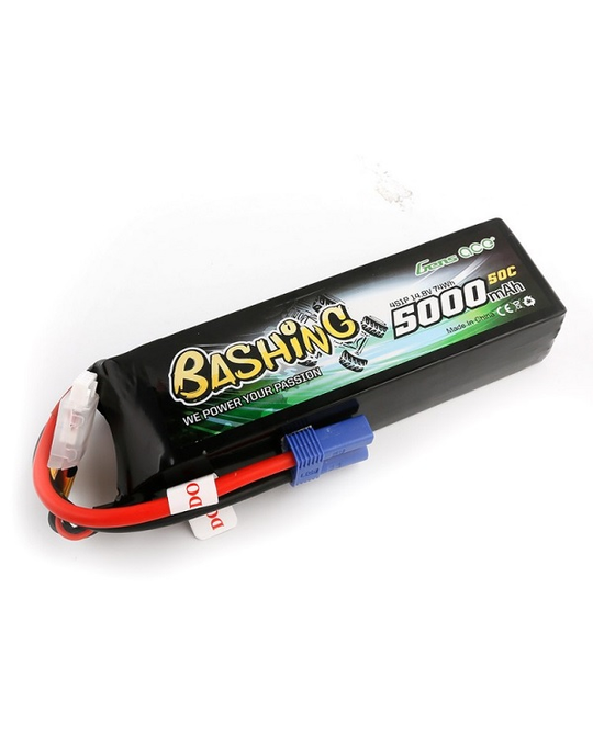 5000mah 4S 14.8v 60C Bashing Series with EC5 - GA5000-4S60