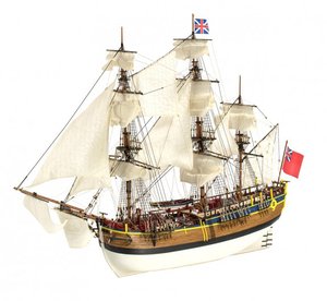 1/65 HMS Endeavour Wooden Model Ship Kit (New Version) - 22520-model-kits-Hobbycorner