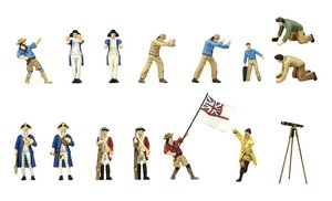 Set of 14 Metal Figurines for HMS Endeavour - 22520F-model-kits-Hobbycorner