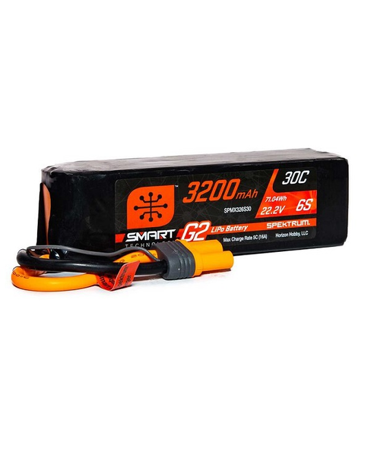 3200mAh 6S 22.2V Smart G2 LiPo 30C - IC5