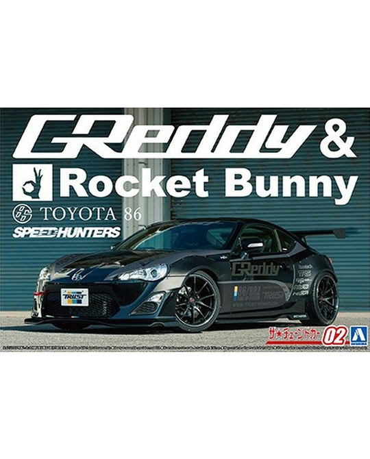1/24 ZN6 Toyota 86 - 12 Greedy & Rocket Bunny Volk Racing - 6187