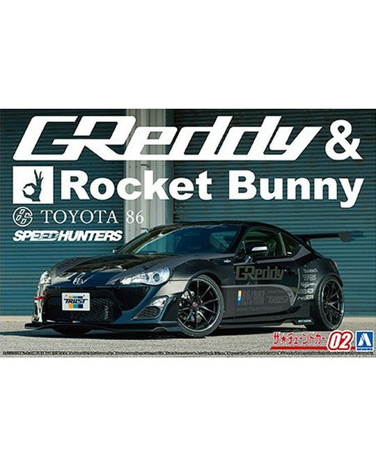 1/24 ZN6 Toyota 86 - 12 Greedy & Rocket Bunny Volk Racing - 6187