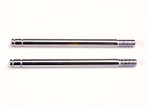 Shock shafts, steel, chrome finish (long) (2) - 1664-rc---cars-and-trucks-Hobbycorner
