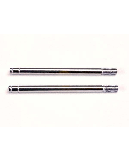 Shock shafts, steel, chrome finish (long) (2) - 1664