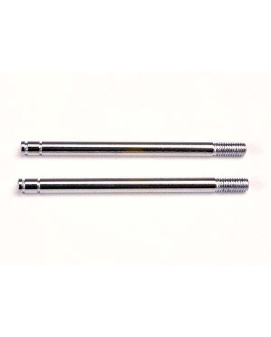 Shock shafts, steel, chrome finish (long) (2) - 1664