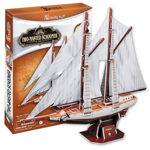 Two Masted Schooner - 34007-model-kits-Hobbycorner