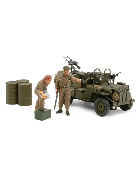 1/35 British SAS Commando Vehicle 1944 (w/2 Figures)