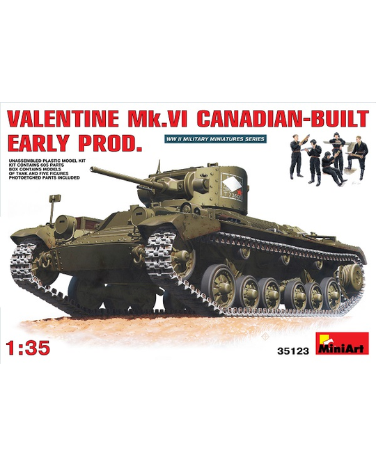 1/35 Valentine Mk. VI Canadian – Built Early Prod. - 35123