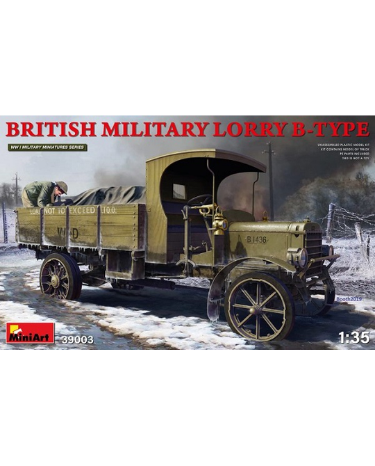 1/35 British truck of World War I B-Type – 39003