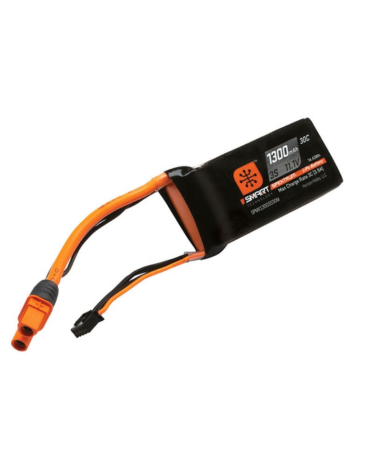 1300mAh 3S 11.1V Smart LiPo Battery 30C IC3