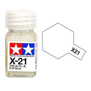 Enamel X21 Flat Base - 8021-paints-and-accessories-Hobbycorner