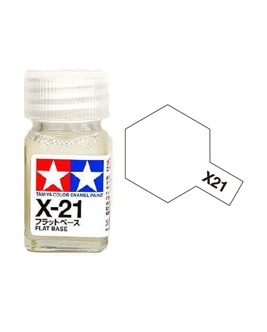 Enamel X21 Flat Base - 8021