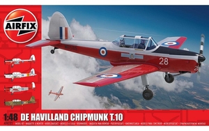 1/48 de Havilland Chipmunk T.10 - A04105-model-kits-Hobbycorner
