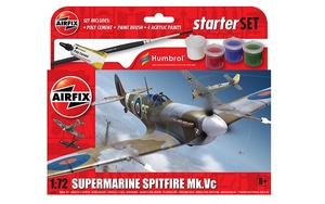 1/72 Supermarine Spitfire MkVc - Small Starter Set - A55001-model-kits-Hobbycorner