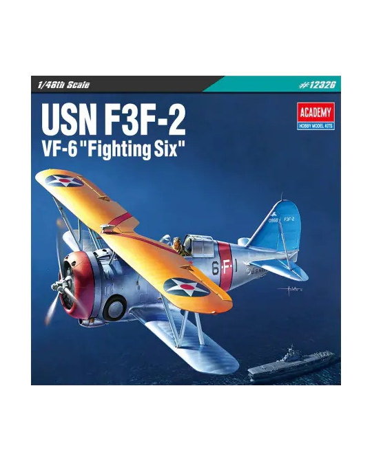 1/48 Us Navy Fighter F3f-2 - Vf-6 Fighting Six - 12326