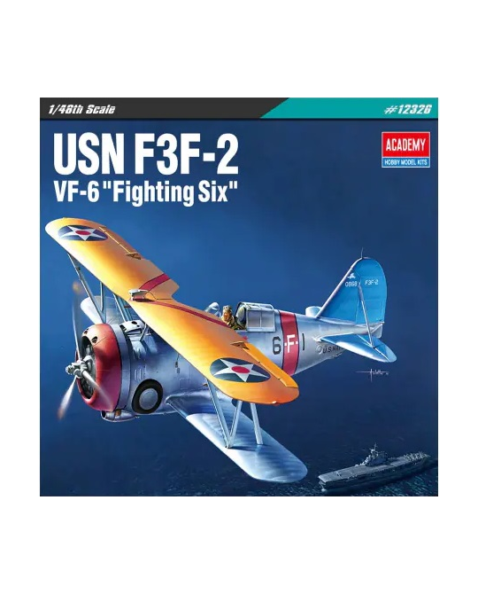 1/48 Us Navy Fighter F3f-2 - Vf-6 Fighting Six - 12326