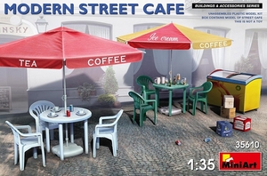 1/35 Modern Street Cafe-model-kits-Hobbycorner