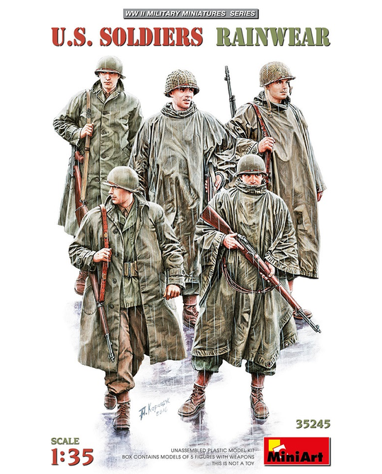 1/35 U.S. Soldiers Rainwear - 35245