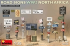 1/35 Road Signs Ww2 North Africa - 35604