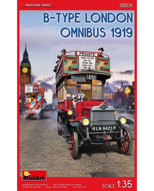 1/35 B-Type London Omnibus 1919 - 38031