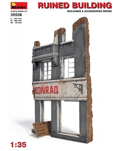 1/35 Ruined Building - 35536-model-kits-Hobbycorner