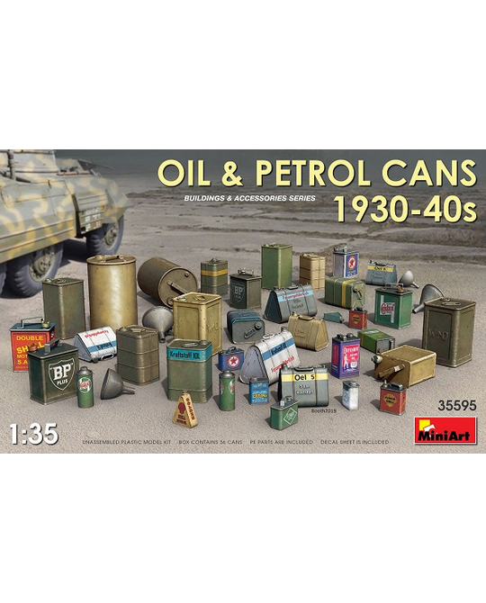 1/35 OIL & PETROL CANS 1930-40s