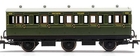 SR, 6 Wheel Coach, 3rd Class, Fitted Lights, 1908 - Era 3 - R40132