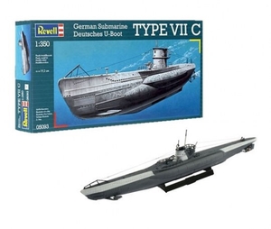 1/350 Type VII C submarine - 05093-model-kits-Hobbycorner