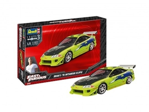 1/25 Fast & Furious Brian's 1995 Mitsubishi Eclipse - 07691-model-kits-Hobbycorner