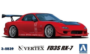 1/24 VERTEX FD3S Mazda RX-7 1999 – 5839-model-kits-Hobbycorner