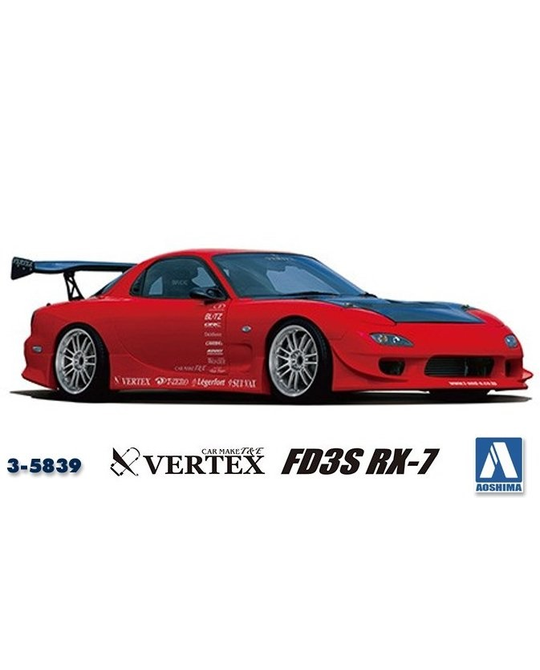 1/24 VERTEX FD3S Mazda RX-7 1999 – 5839