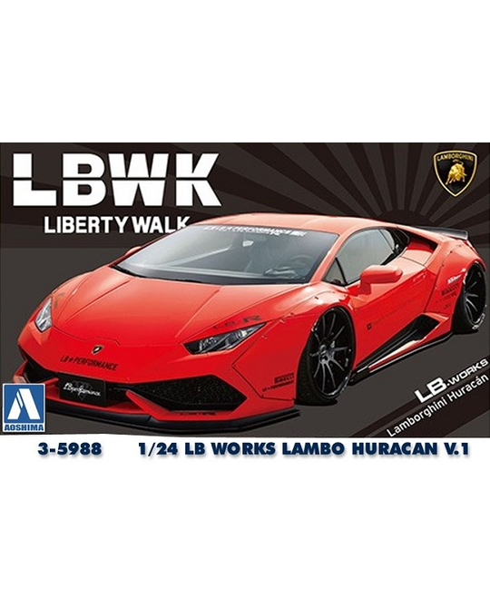 1/24 LB-WORKS Lamborghini Huracan - 5988