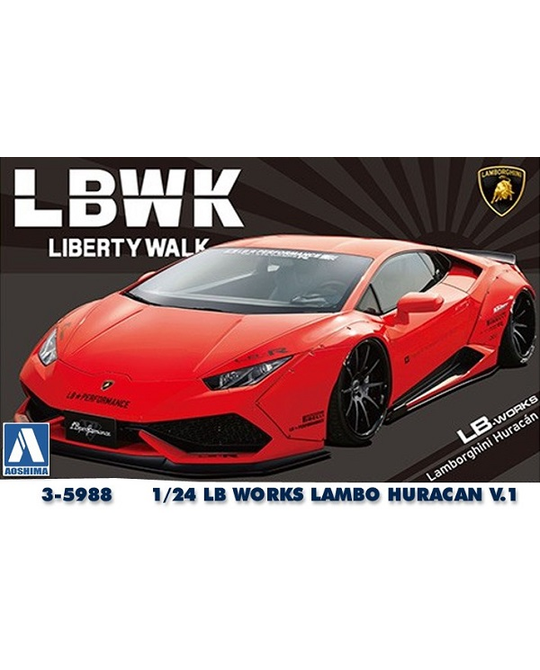 1/24 LB-WORKS Lamborghini Huracan - 5988