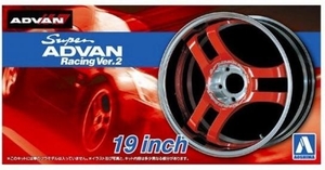 1/24 Super Advan Racing Rims & Tires - Ver.2 19 inch - 5460-model-kits-Hobbycorner