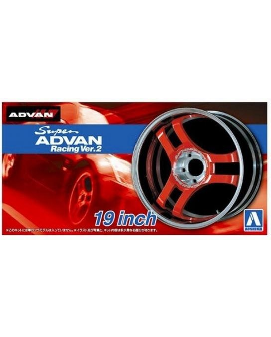 1/24 Super Advan Racing Rims & Tires - Ver.2 19 inch - 5460