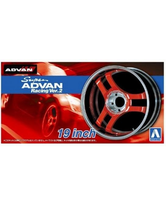 1/24 Super Advan Racing Rims & Tires - Ver.2 19 inch - 5460