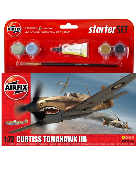 1/72 Curtiss Tomahawk IIB Small Starter Set - A55101