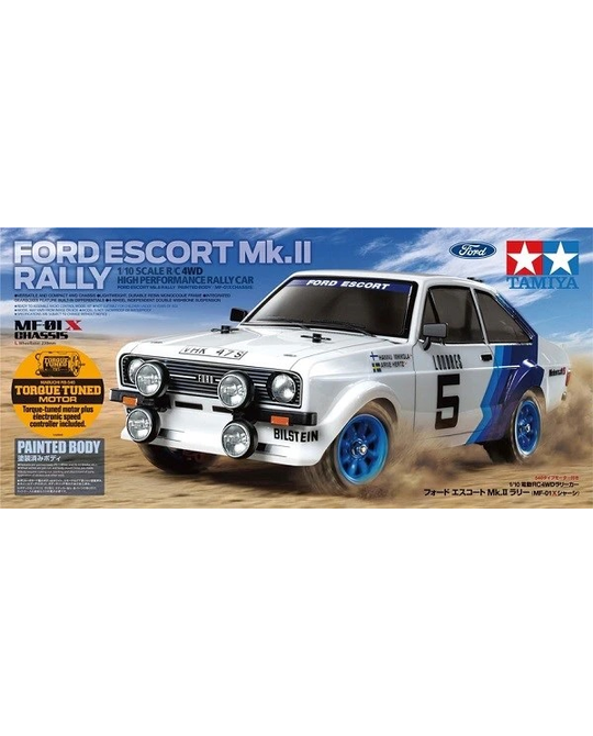 1/10 Ford Escort Mk.II Rally (Painted Body) (MF-01X) - 58687